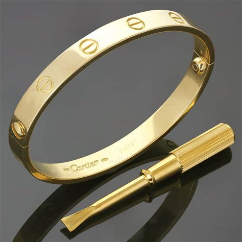 cartier gold bracelet with screws|screwdriver for cartier love bracelet.